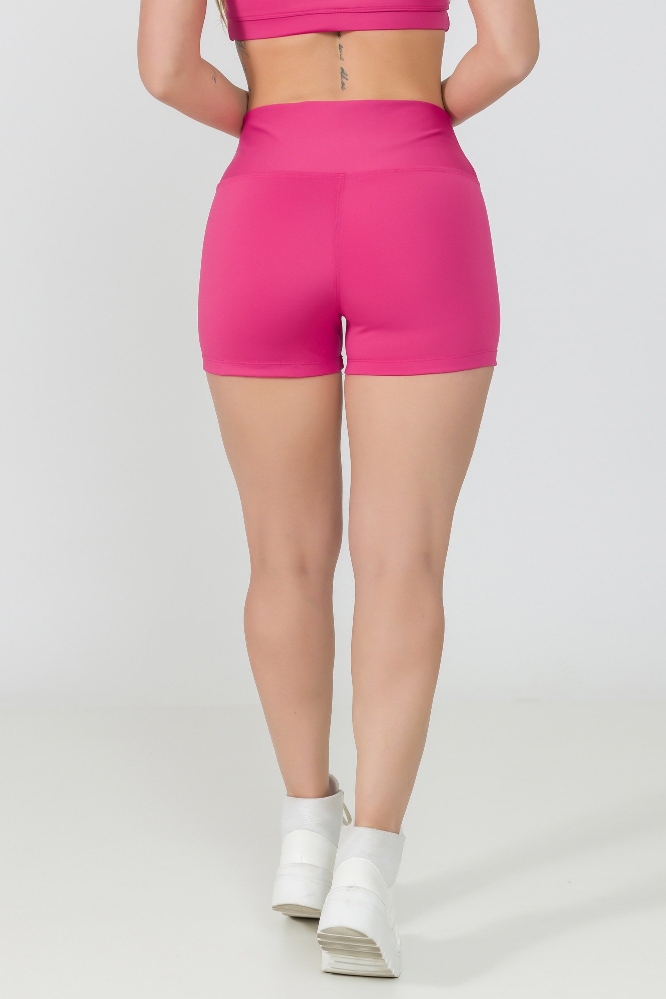 Shorts Fitness Cordão Rosa