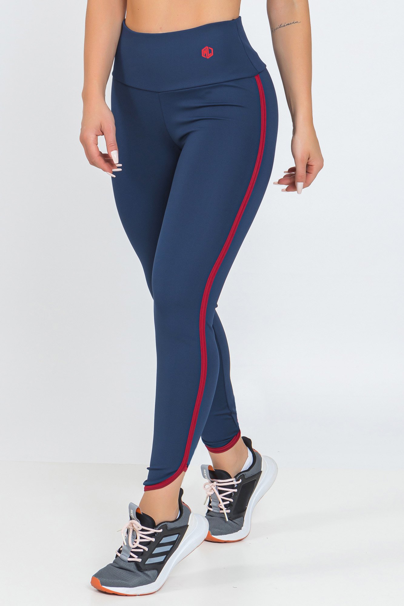 Legging Fitness Viés Marinho