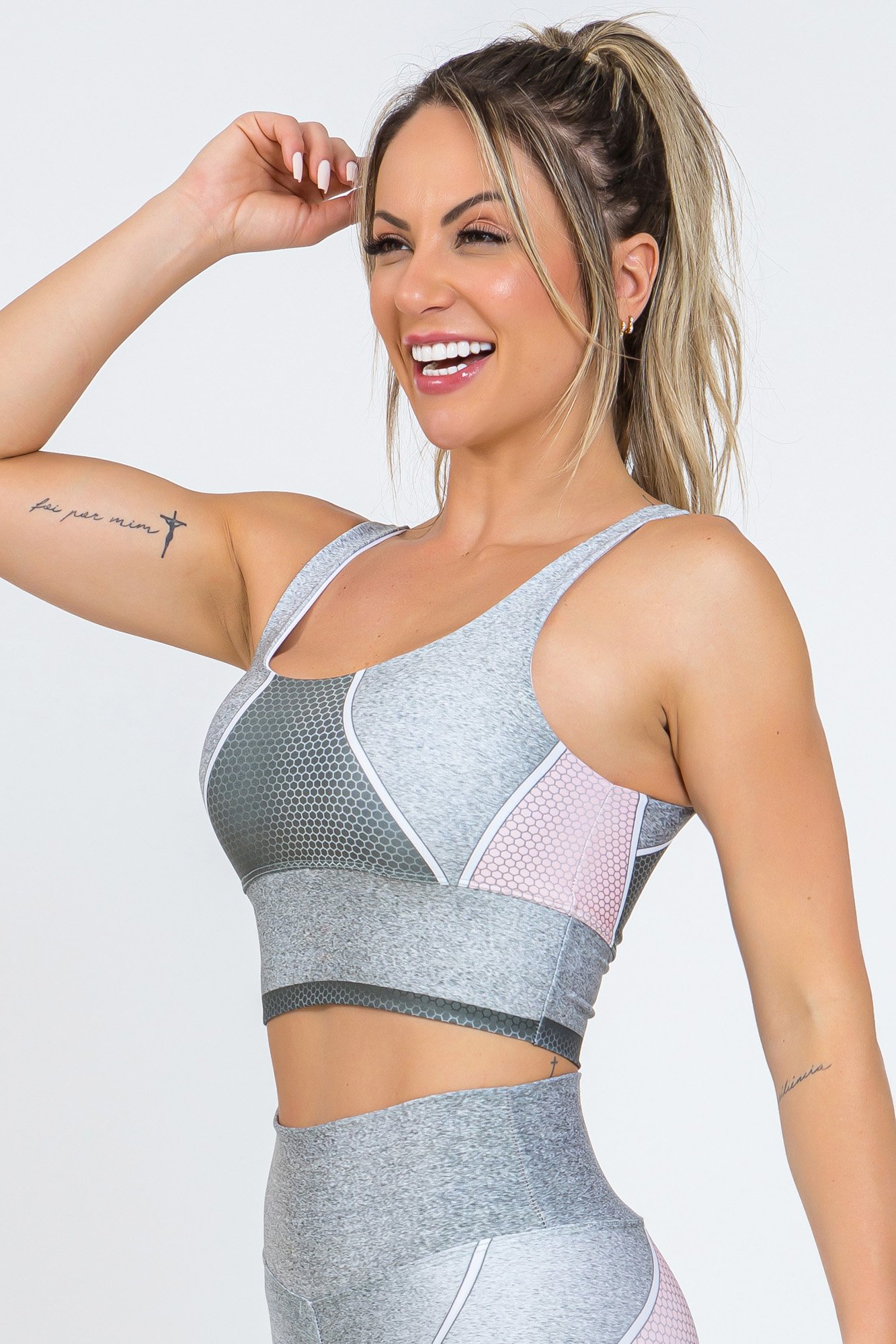 Top Fitness Space Silver - Alta Sustentação