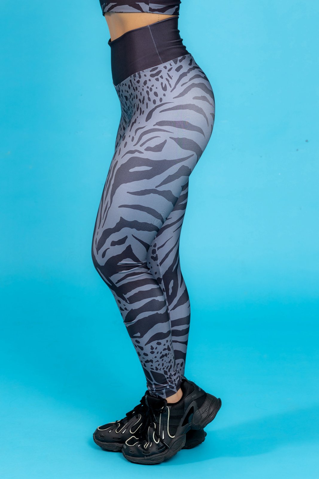 Legging Fitness Zebra Estampada Legging Fitness Zebra Estampada