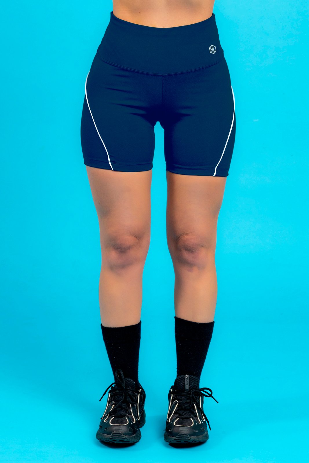 Bermuda Fitness Filete Marinho