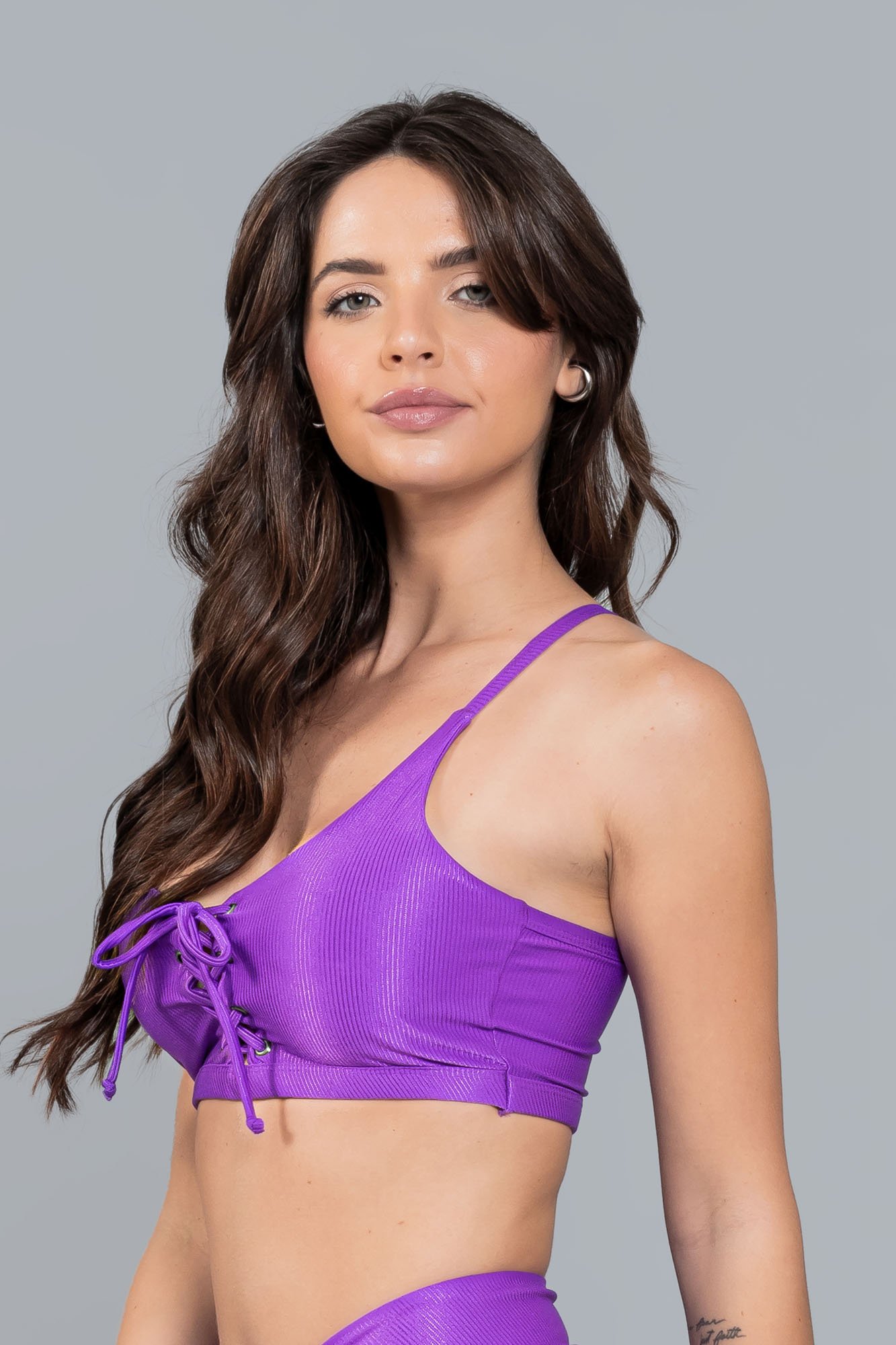 Top Fitness Metallic Roxo