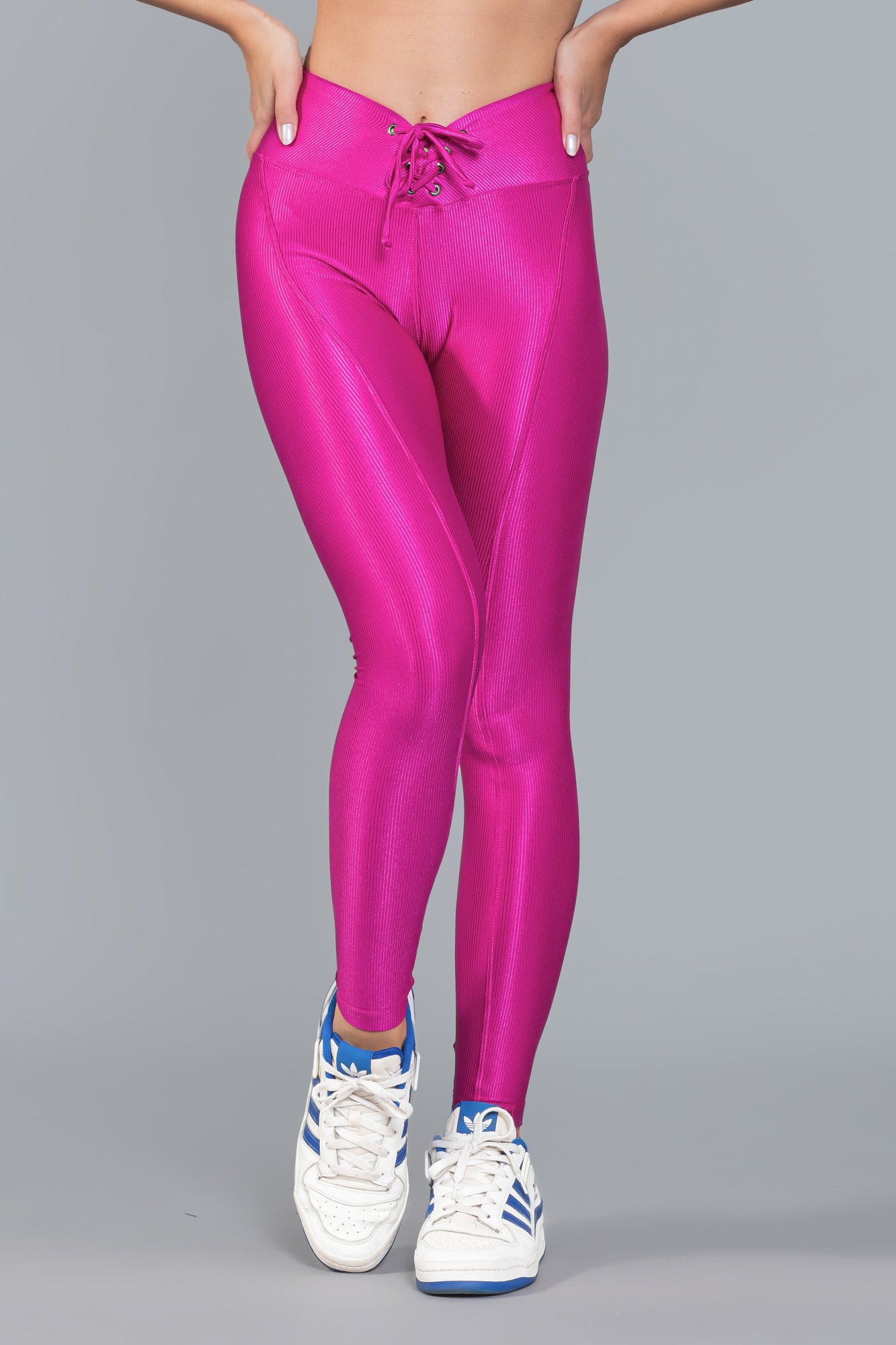 Legging Fitness Metallic Rosa