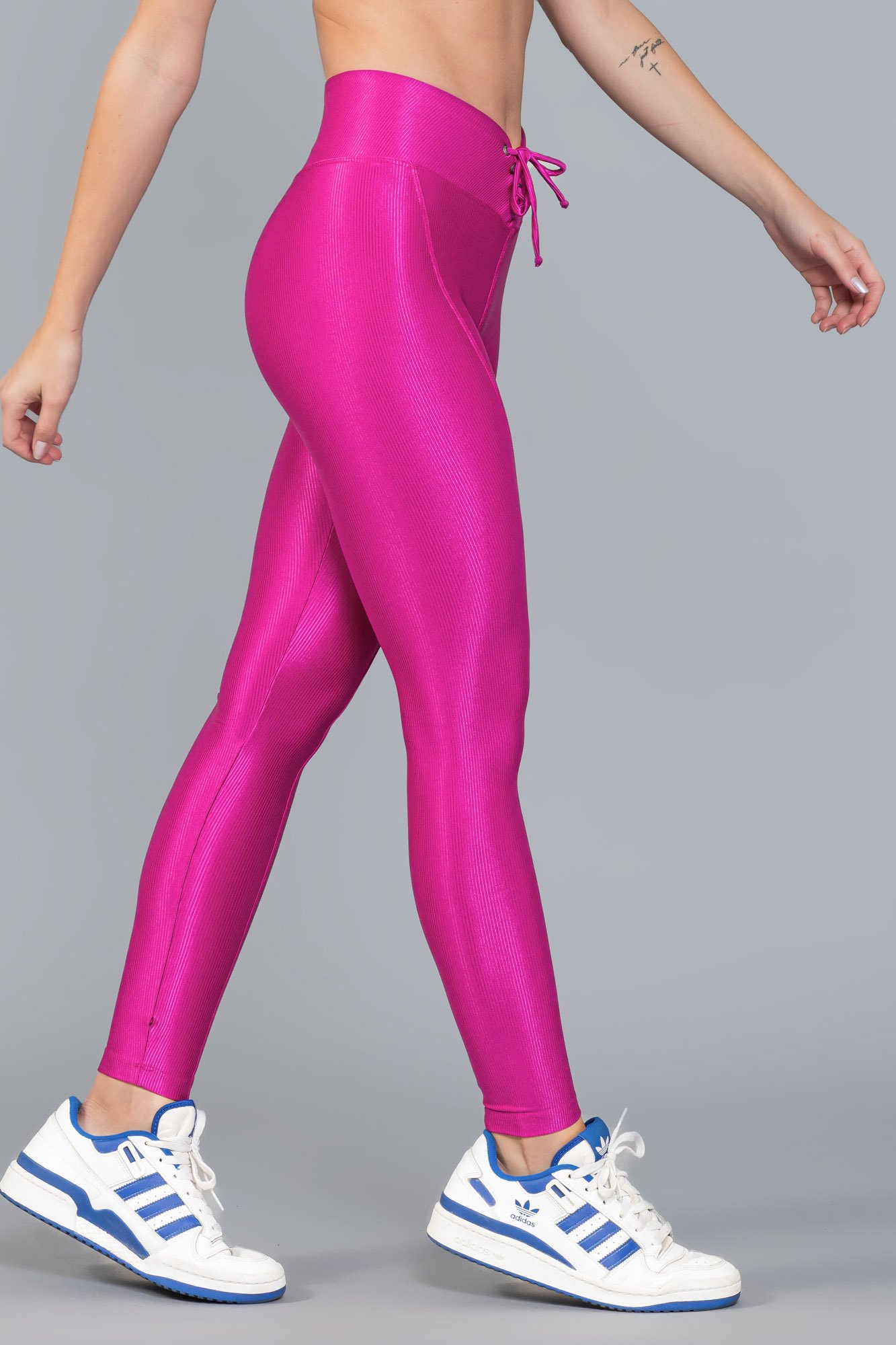 Legging Fitness Metallic Rosa