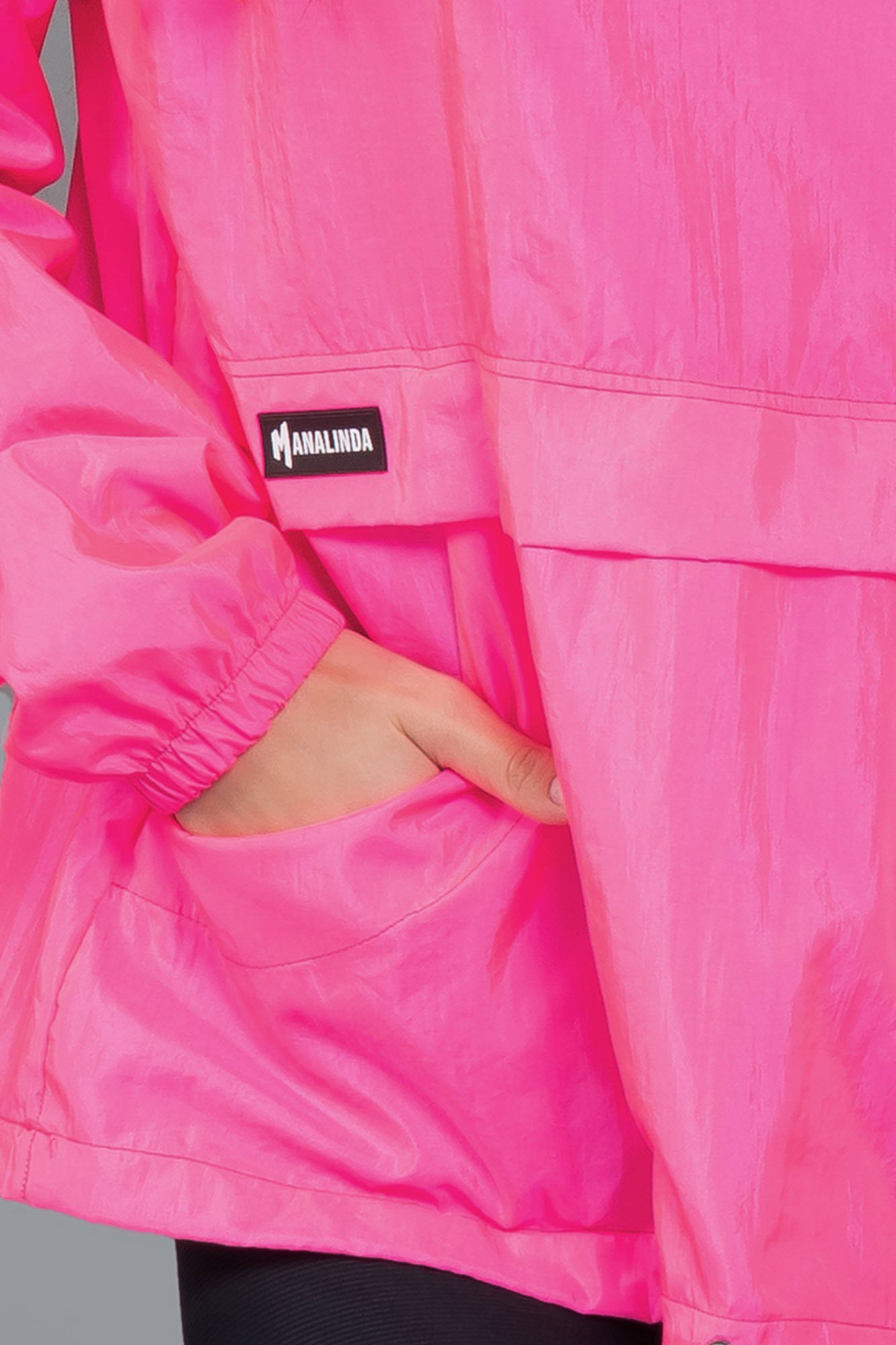 Jaqueta Corta Vento Fitness Feminina Rosa