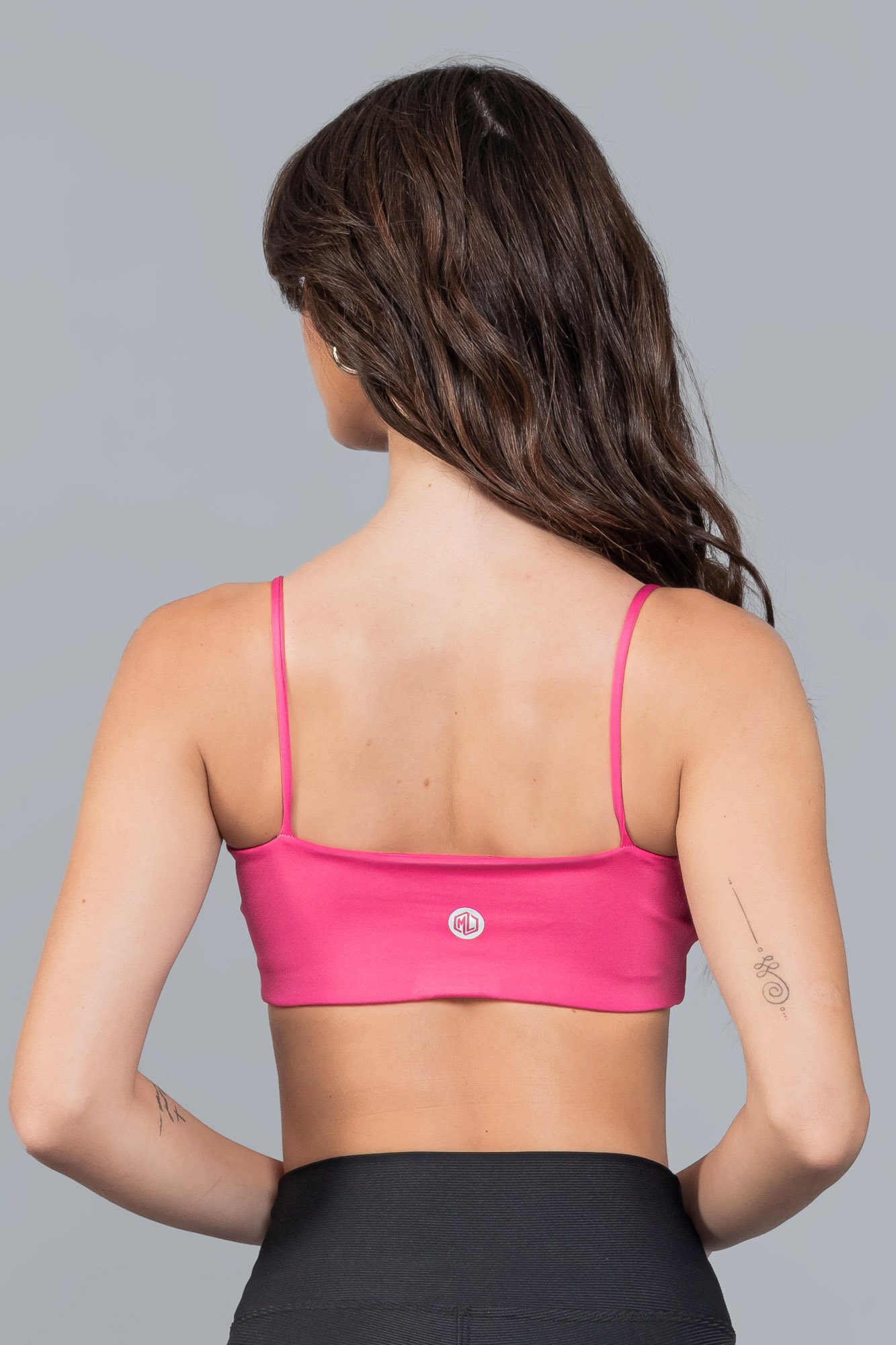 Top Fitness Alcinha Rosa