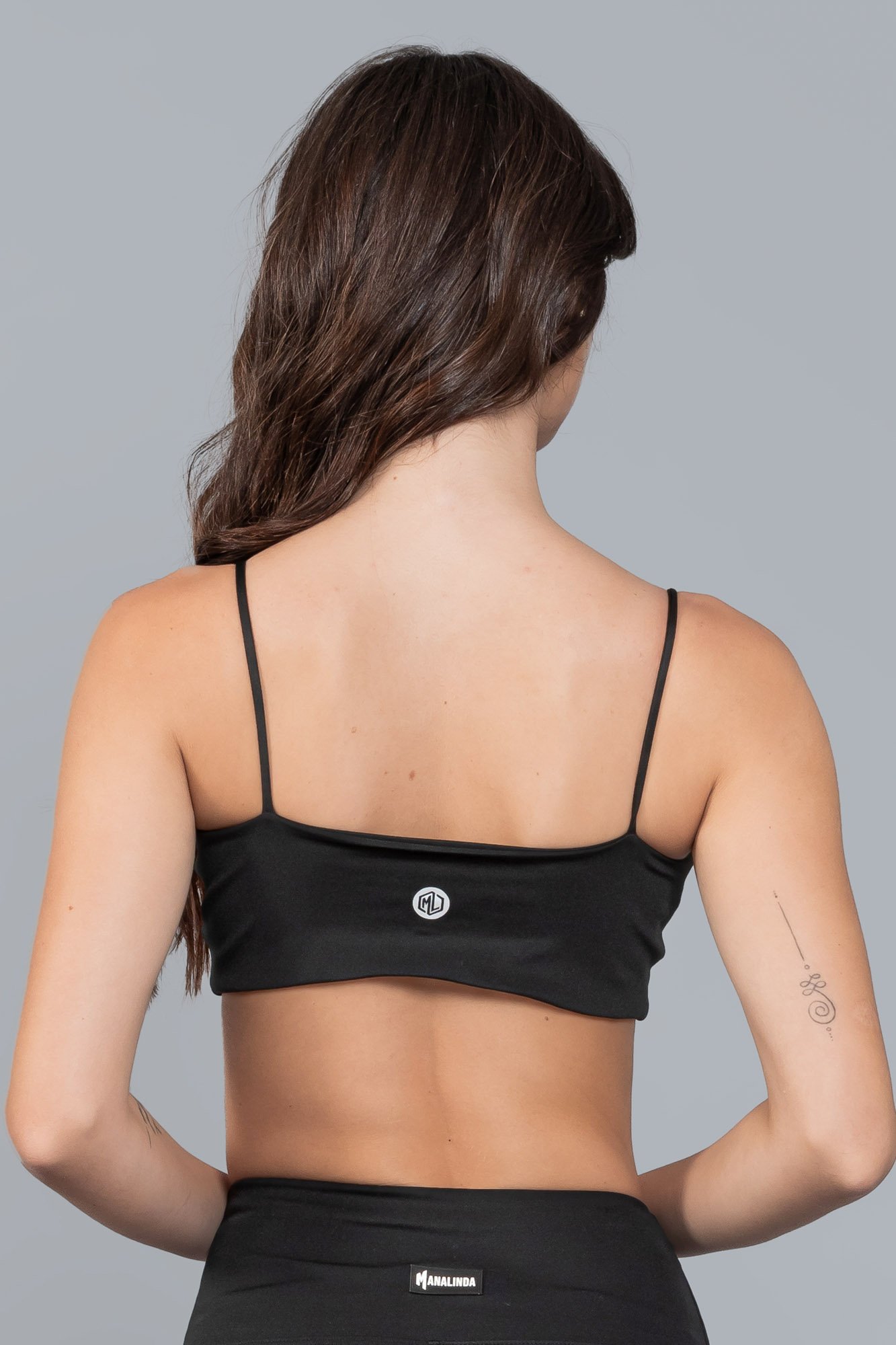 Top Fitness Alcinha Preto