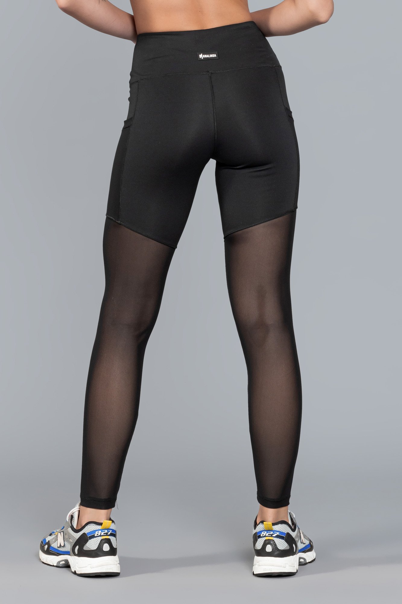 Legging Fitness New Tule Preto