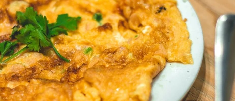 Omelete simples para café da manhã